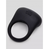 Черное эрекционное виброкольцо Sensation Rechargeable Vibrating Love Ring - Fifty Shades of Grey - в Димитровграде купить с доставкой