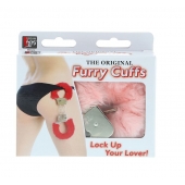 Металлические наручники с розовой меховой опушкой METAL HANDCUFF WITH PLUSH PINK - Dream Toys - купить с доставкой в Димитровграде