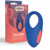 Синее эрекционное кольцо RRRING First Date Cock Ring - FeelzToys - в Димитровграде купить с доставкой