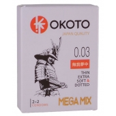 Набор из 4 презервативов OKOTO MegaMIX - Sitabella - купить с доставкой в Димитровграде