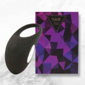 Черное эрекционное виброкольцо Thor Cockring - FeelzToys - в Димитровграде купить с доставкой