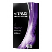 Презервативы с утолщённой стенкой VITALIS PREMIUM strong - 12 шт. - Vitalis - купить с доставкой в Димитровграде