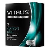Контурные презервативы VITALIS PREMIUM comfort plus - 3 шт. - Vitalis - купить с доставкой в Димитровграде