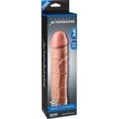 Телесная насадка Fantasy X-tensions Perfect 2  Extension - 20,3 см. - Pipedream - в Димитровграде купить с доставкой