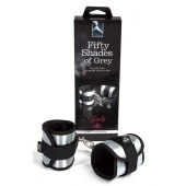 Серо-черные наручники Totally His - Fifty Shades of Grey - купить с доставкой в Димитровграде