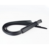 Черная кожаная плеть  Клео  - 60 см. - Sitabella - купить с доставкой в Димитровграде