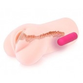 Телесный вибромастурбатор-вагина Sandara Auto - KOKOS - в Димитровграде купить с доставкой