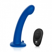 Синяя насадка Remote Control P-Spot G-Spot с черными трусиками - 20 см. - Pegasus - купить с доставкой в Димитровграде