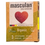 Экологически чистые презервативы Masculan Organic - 3 шт. - Masculan - купить с доставкой в Димитровграде