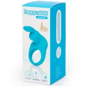 Голубое эрекционное виброкольцо Happy Rabbit Rechargeable Rabbit Cock Ring - Happy Rabbit - в Димитровграде купить с доставкой