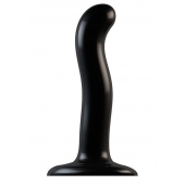 Черный фаллоимитатор-насадка Strap-On-Me P G spot Dildo size S - 16,4 см. - Strap-on-me - купить с доставкой в Димитровграде