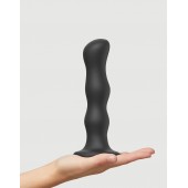 Черная насадка Strap-On-Me Dildo Geisha Balls size XL - Strap-on-me - купить с доставкой в Димитровграде