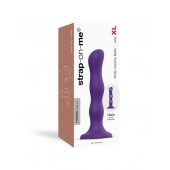Фиолетовая насадка Strap-On-Me Dildo Geisha Balls size XL - Strap-on-me - купить с доставкой в Димитровграде