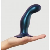 Темно-синяя насадка Strap-On-Me Dildo Plug Snaky size M - Strap-on-me - купить с доставкой в Димитровграде