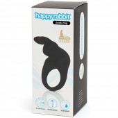 Черное эрекционное виброкольцо Happy Rabbit Rechargeable Rabbit Cock Ring - Happy Rabbit - в Димитровграде купить с доставкой