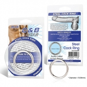 Стальное эрекционное кольцо STEEL COCK RING - 4.5 см. - BlueLine - в Димитровграде купить с доставкой