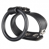Двойное кольцо выносливости на пенис DUAL STAMINA RING - BlueLine - в Димитровграде купить с доставкой