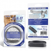 Кольцо на пенис из искусственной кожи на липучке VELCRO COCK RING - 5 см. - BlueLine - в Димитровграде купить с доставкой