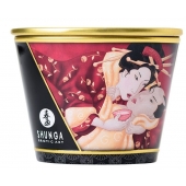Массажная  свеча Sparkling Strawberry Wine с ароматом клубничного вина - 170 мл. - Shunga - купить с доставкой в Димитровграде