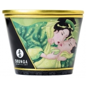 Массажная свеча Exotic Green Tea с ароматом зелёного чая - 170 мл. - Shunga - купить с доставкой в Димитровграде
