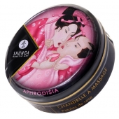 Массажная свеча Rose Petals с ароматом розы - 30 мл. - Shunga - купить с доставкой в Димитровграде