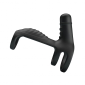 Черная вибронасадка на пенис Vibrating Penis Sling - Baile - в Димитровграде купить с доставкой