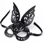 Черная ажурная маска  Зайка  с ушками - Crazy Handmade - купить с доставкой в Димитровграде