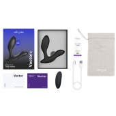 Черный анальный вибратор We-Vibe Vector+ - We-vibe - в Димитровграде купить с доставкой