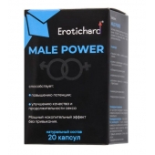Капсулы для мужчин Erotichard male power - 20 капсул (0,370 гр.) - Erotic Hard - купить с доставкой в Димитровграде