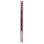 Бордовый ремень Halo Waist Belt - размер L-XL - Shots Media BV - купить с доставкой в Димитровграде