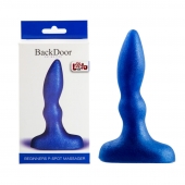 Синий анальный стимулятор Beginners p-spot massager - 11 см. - Lola Games - в Димитровграде купить с доставкой