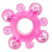 Эрекционное кольцо c бусинками - Toyfa Basic - в Димитровграде купить с доставкой