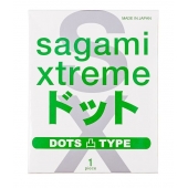 Презерватив Sagami Xtreme Type-E с точками - 1 шт. - Sagami - купить с доставкой в Димитровграде