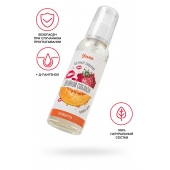 Съедобная гель-смазка Yovee «Двойной соблазн» с Д-пантенолом и вкусом клубники и дыни - 100 мл. - ToyFa - купить с доставкой в Димитровграде