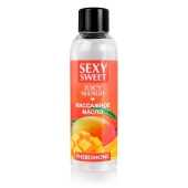 Массажное масло Sexy Sweet Juicy Mango с феромонами и ароматом манго - 75 мл. - Биоритм - купить с доставкой в Димитровграде