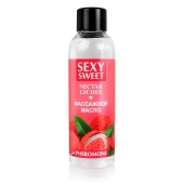 Массажное масло Sexy Sweet Nectar Lychee с феромонами и ароматом личи - 75 мл. - Биоритм - купить с доставкой в Димитровграде