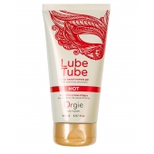 Интимный гель на водной основе Lube Tube Hot с разогревающим эффектом - 150 мл. - ORGIE - купить с доставкой в Димитровграде