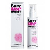 Съедобное согревающее массажное масло Love Me Tender Cotton Candy с ароматом сладкой ваты - 100 мл. - Love to Love - купить с доставкой в Димитровграде