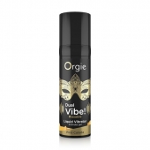 Съедобный гель Dual Vibe Pina Colada с эффектом вибрации и вкусом коктейля пина колада - 15 мл. - ORGIE - купить с доставкой в Димитровграде