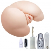 Вибрирующий мастурбатор-попка с ротацией и пультом управления - Baile - в Димитровграде купить с доставкой