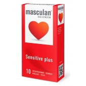 Презервативы Masculan Sensitive plus - 10 шт. - Masculan - купить с доставкой в Димитровграде