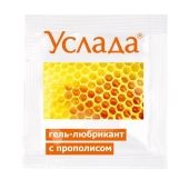 Гель-лубрикант «Услада с прополисом» - 3 гр. - Биоритм - купить с доставкой в Димитровграде