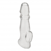 Прозрачная насадка для пениса Girthy Penis Enhancing Sleeve Extension - 17,1 см. - BlueLine - в Димитровграде купить с доставкой