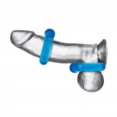 Комплект из двух колец для пениса 2-Pack Ultra-Stretch Stamina Endurance Ring - BlueLine - в Димитровграде купить с доставкой