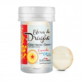 Интимный гель Esferas do Dragao Hot Ball с охлаждающе-разогревающим эффектом (2 шарика по 3 гр.) - HotFlowers - купить с доставкой в Димитровграде
