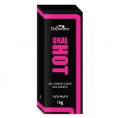 Гель для оральных ласк Oral Hot с согревающим эффектом - 15 гр. - HotFlowers - купить с доставкой в Димитровграде