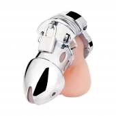 Клетка на пенис из металла Obedience Cock Cage - BlueLine - купить с доставкой в Димитровграде