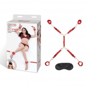 Красная фиксация на матрас Classic Bedspreader - Lux Fetish - купить с доставкой в Димитровграде