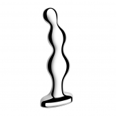 Стальной анальный фаллоимитатор для простаты Stainless Steel Anal Beads - 13 см. - b-Vibe - в Димитровграде купить с доставкой