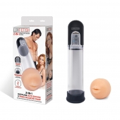 Автоматическая вакуумная помпа-мастурбатор Blowjob Auto Sucker Penis Enlarger Pump - Lux Fetish - в Димитровграде купить с доставкой